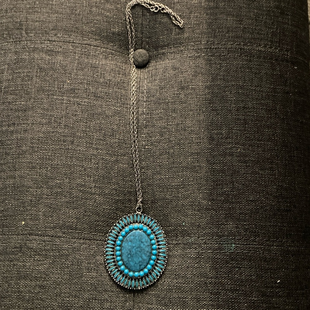 Turquoise Pendant Necklace